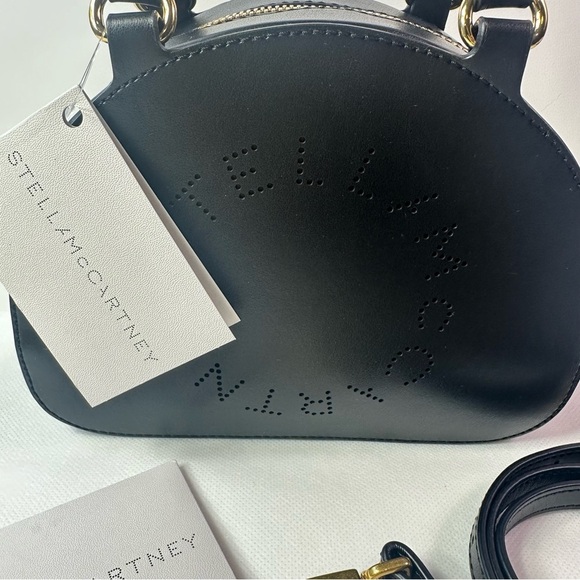 NEW STELLA MCCARTNEY TOP HANDLE ADLER CROSSBODY BLACK NWT! - Picture 4 of 12